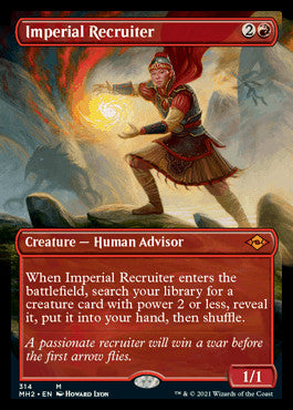 Imperial Recruiter (Borderless Alternate Art) [Modern Horizons 2] | Exor Games Summserside