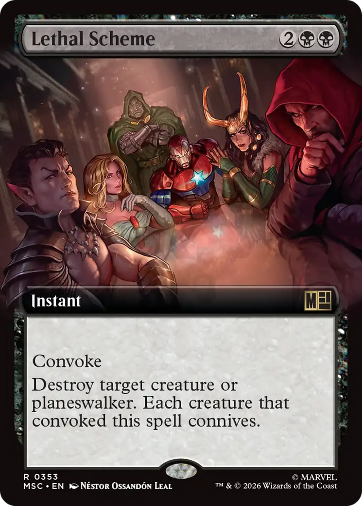 Lethal Scheme (Extended Art) [Marvel Super Heroes Commander] | Exor Games Summserside