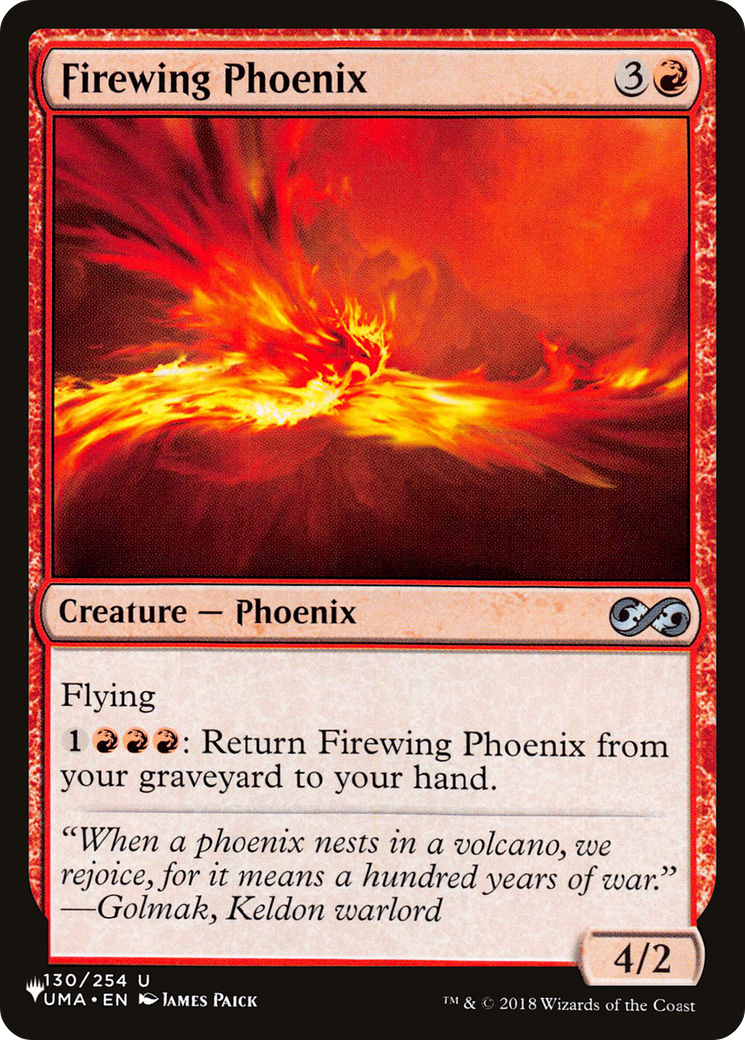 Firewing Phoenix [The List] | Exor Games Summserside