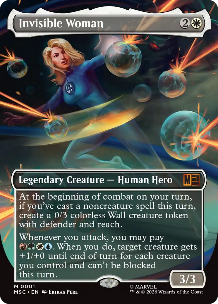 Invisible Woman (Borderless) [Marvel Super Heroes Commander] | Exor Games Summserside