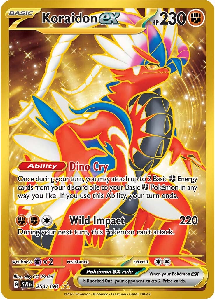 Koraidon ex (254/198) [Scarlet & Violet: Base Set] | Exor Games Summserside