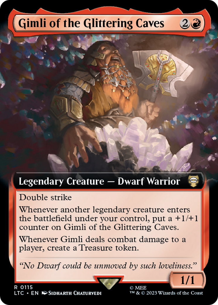 Gimli of the Glittering Caves (Extended Art) [The Lord of the Rings: Tales of Middle-Earth Commander] | Exor Games Summserside