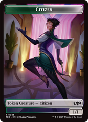 Eldrazi // Citizen Double-Sided Token [Tarkir: Dragonstorm Commander Tokens] | Exor Games Summserside