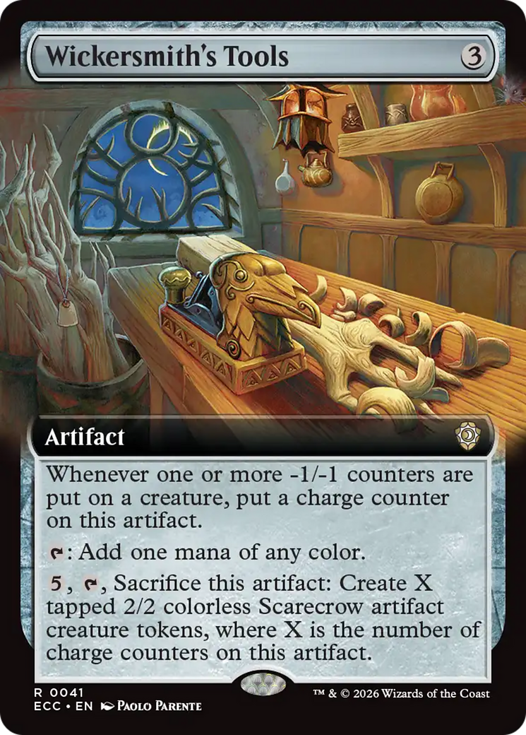Wickersmith's Tools (Extended Art) [Lorwyn Eclipsed Commander] | Exor Games Summserside
