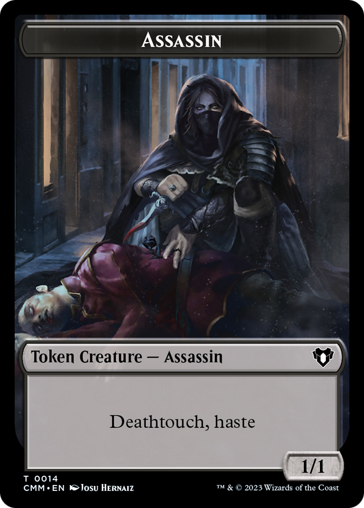 Assassin Token [Commander Masters Tokens] | Exor Games Summserside