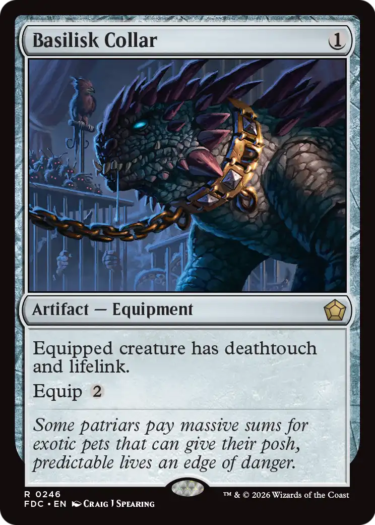 Basilisk Collar [Foundations Commander] | Exor Games Summserside