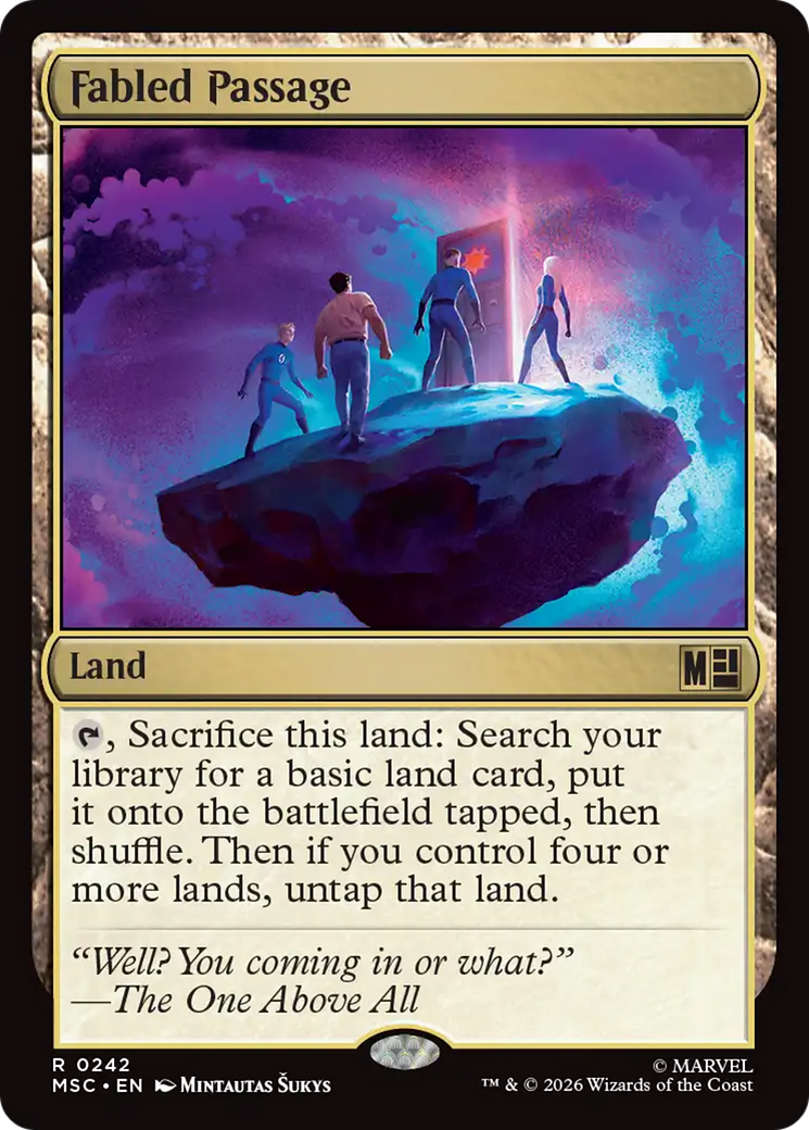 Fabled Passage (Surge Foil) [Marvel Super Heroes Commander] | Exor Games Summserside