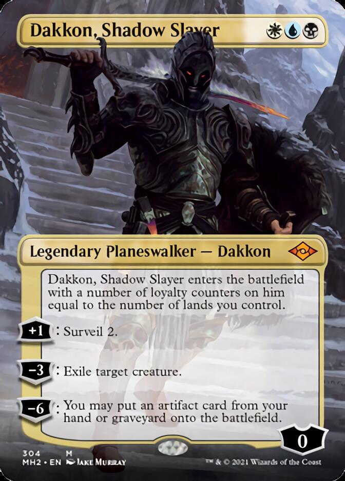 Dakkon, Shadow Slayer (Borderless) [Modern Horizons 2] | Exor Games Summserside