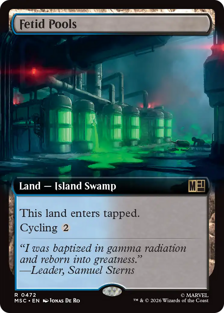 Fetid Pools (Extended Art) [Marvel Super Heroes Commander] | Exor Games Summserside