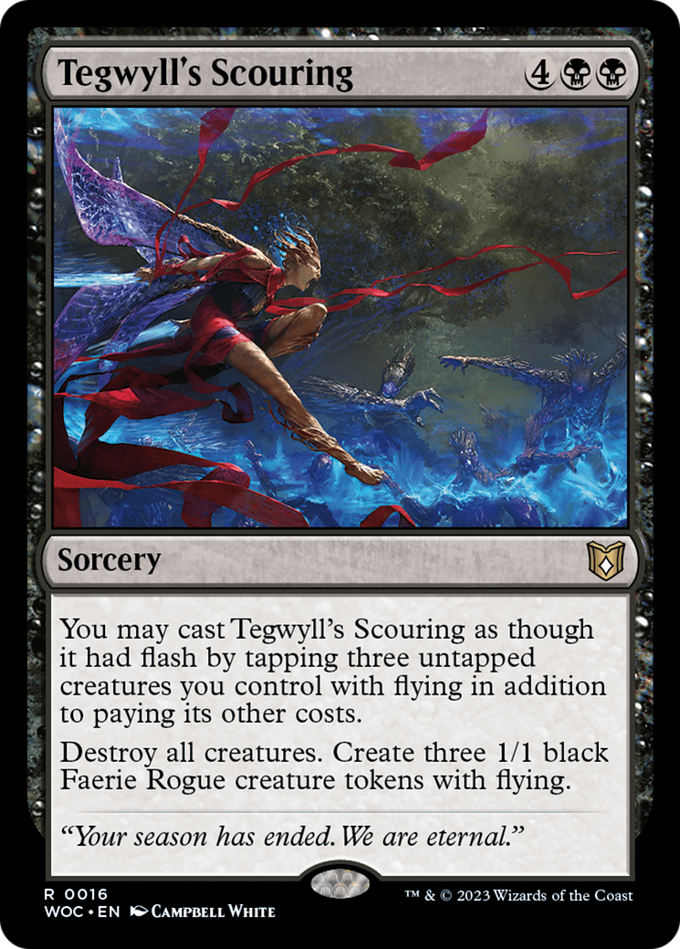 Tegwyll's Scouring [Wilds of Eldraine Commander] | Exor Games Summserside