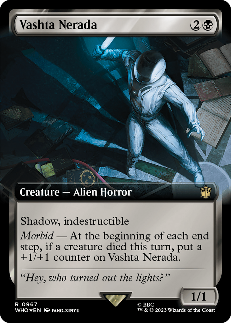 Vashta Nerada (Extended Art) (Surge Foil) [Doctor Who] | Exor Games Summserside