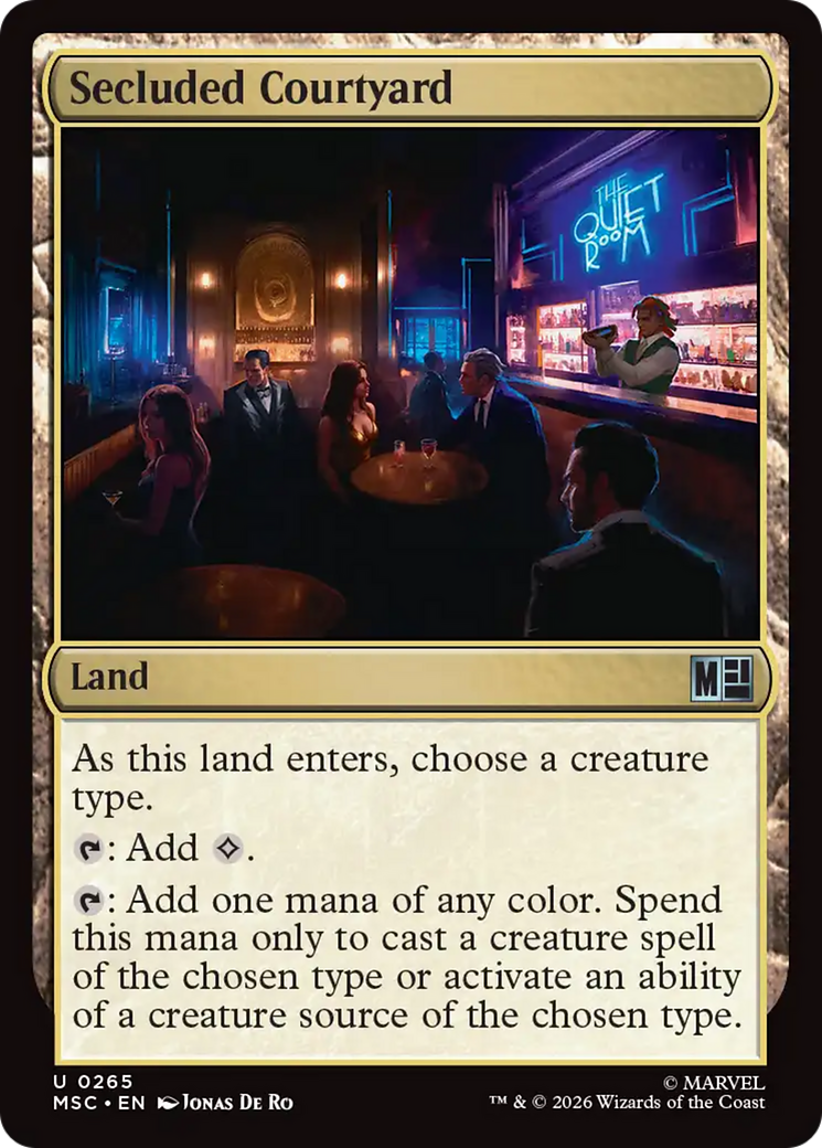 Secluded Courtyard [Marvel Super Heroes Commander] | Exor Games Summserside