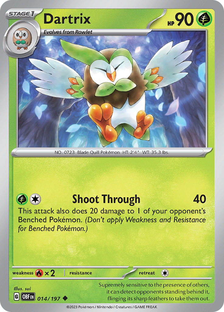 Dartrix (014/197) [Scarlet & Violet: Obsidian Flames] | Exor Games Summserside