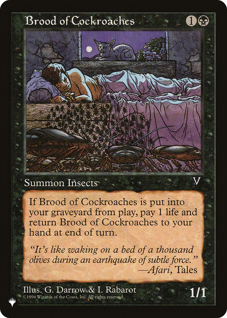 Brood of Cockroaches [The List] | Exor Games Summserside