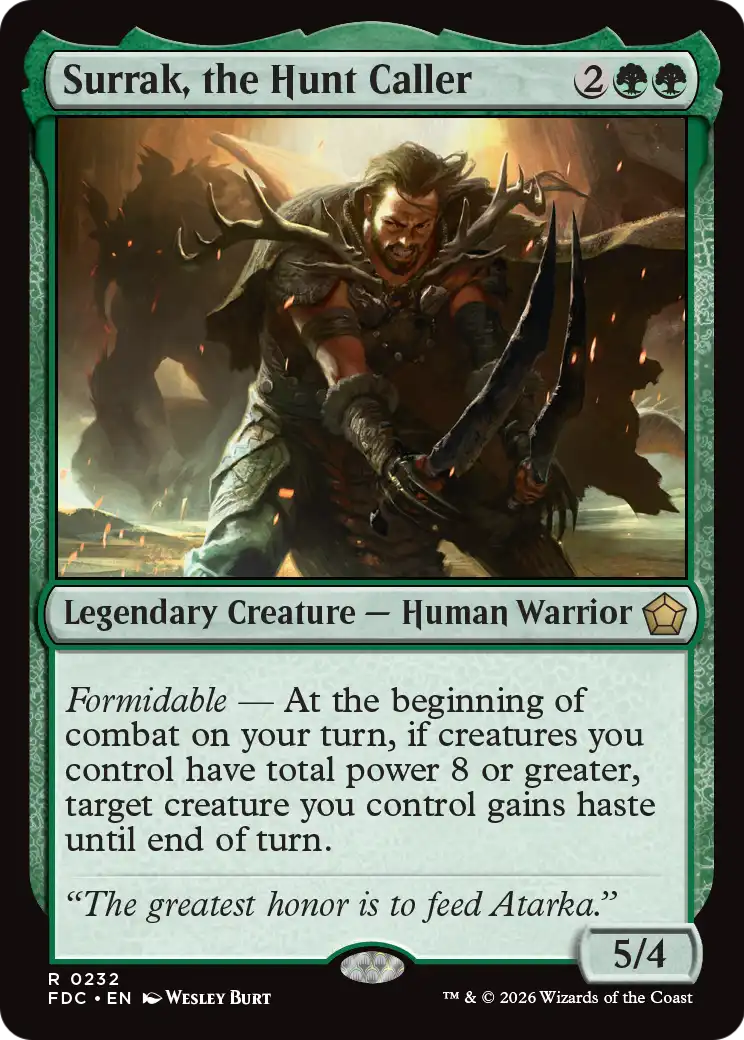 Surrak, the Hunt Caller [Foundations Commander] | Exor Games Summserside