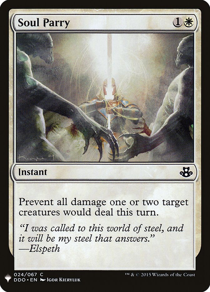 Soul Parry [Mystery Booster] | Exor Games Summserside