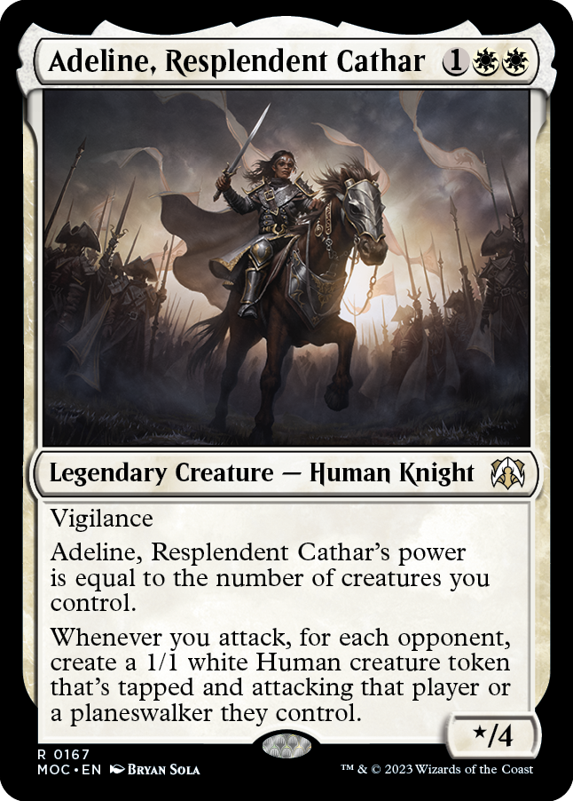 Adeline, Resplendent Cathar [March of the Machine Commander] | Exor Games Summserside