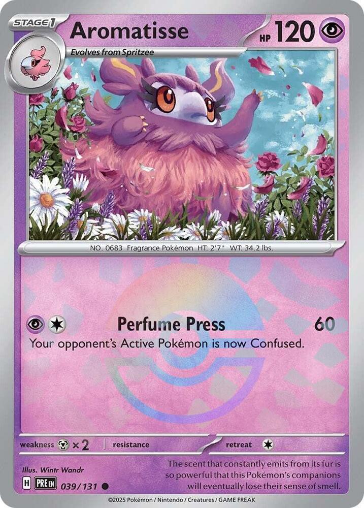 Aromatisse (039/131) (Poke Ball Pattern) [Scarlet & Violet: Prismatic Evolutions] | Exor Games Summserside