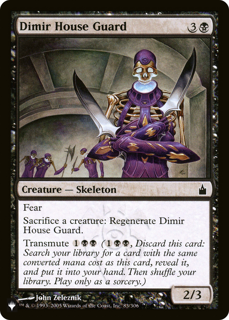 Dimir House Guard [The List Reprints] | Exor Games Summserside