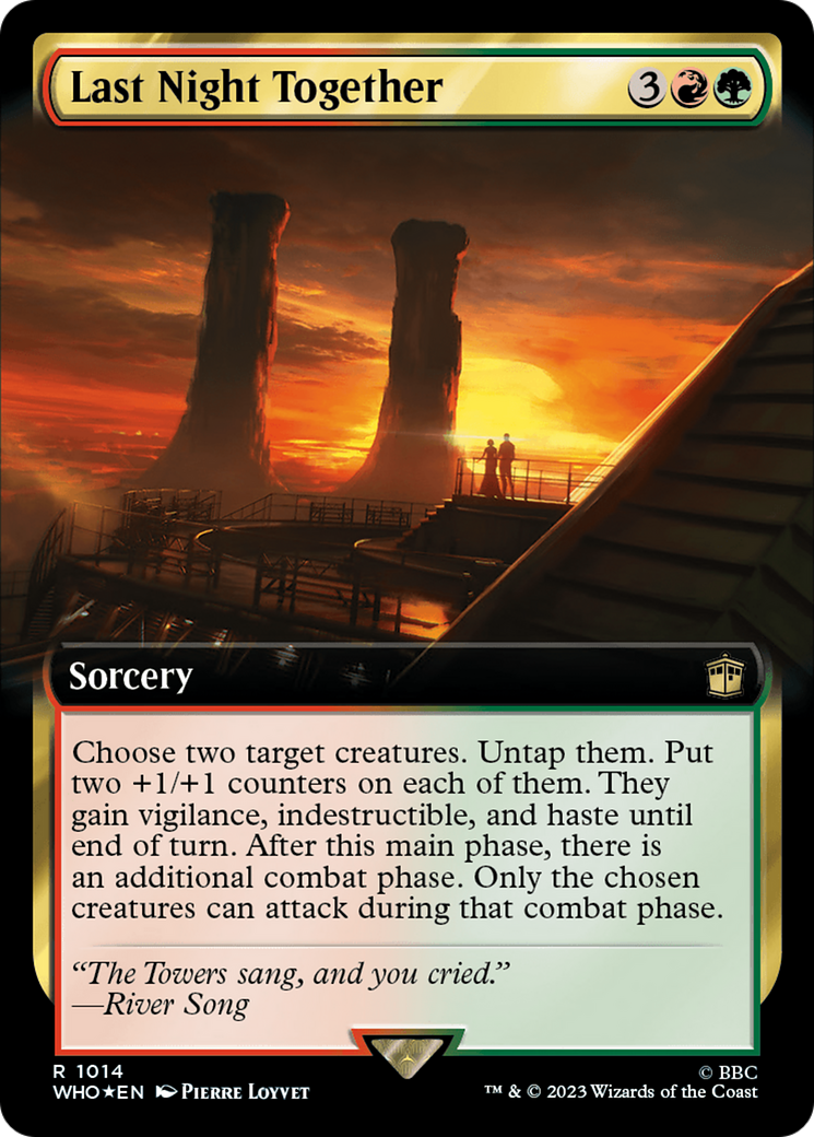 Last Night Together (Extended Art) (Surge Foil) [Doctor Who] | Exor Games Summserside