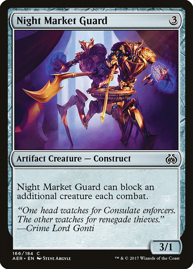 Night Market Guard [Aether Revolt] | Exor Games Summserside