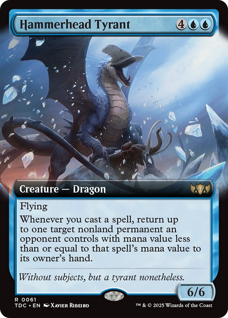 Hammerhead Tyrant (Extended Art) [Tarkir: Dragonstorm Commander] | Exor Games Summserside
