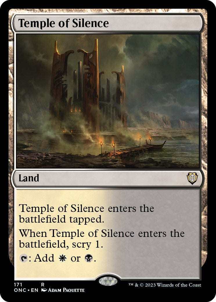 Temple of Silence [Phyrexia: All Will Be One Commander] | Exor Games Summserside