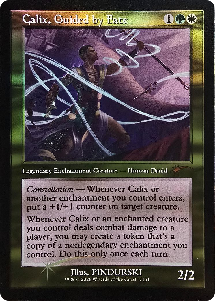 Calix, Guided by Fate (Retro Frame) [Secret Lair Drop Series] | Exor Games Summserside