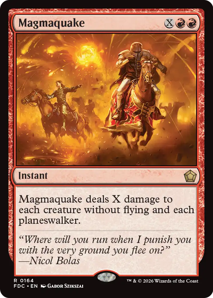 Magmaquake [Foundations Commander] | Exor Games Summserside