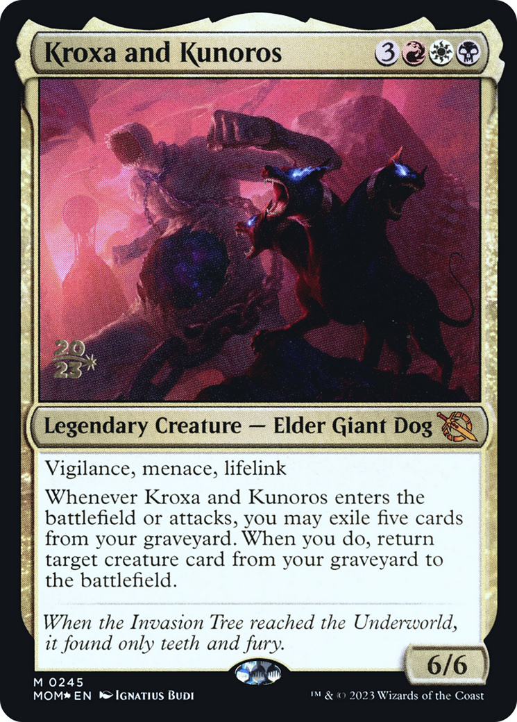 Kroxa and Kunoros [March of the Machine Prerelease Promos] | Exor Games Summserside