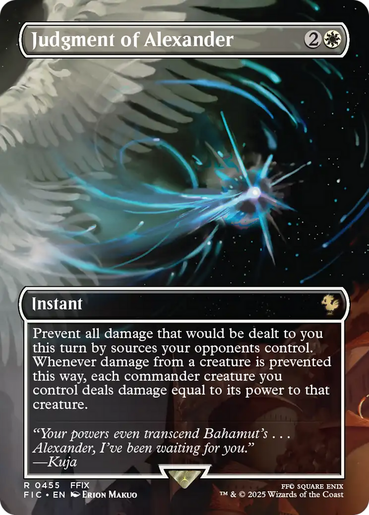 Judgment of Alexander (Borderless) [FINAL FANTASY Commander] | Exor Games Summserside