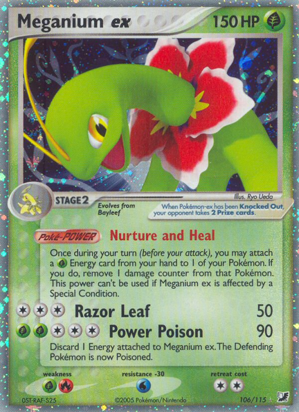 Meganium ex (106/115) [EX: Unseen Forces] | Exor Games Summserside