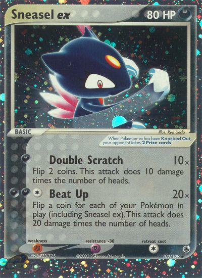 Sneasel ex (103/109) [EX: Ruby & Sapphire] | Exor Games Summserside