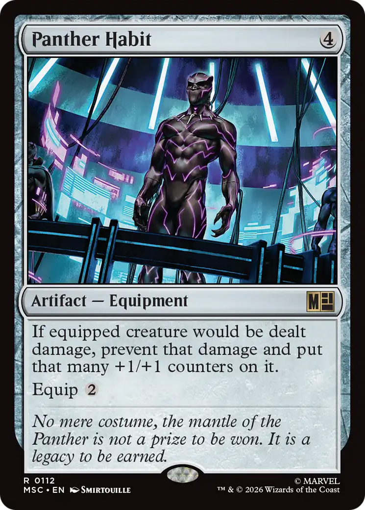 Panther Habit (Surge Foil) [Marvel Super Heroes Commander] | Exor Games Summserside