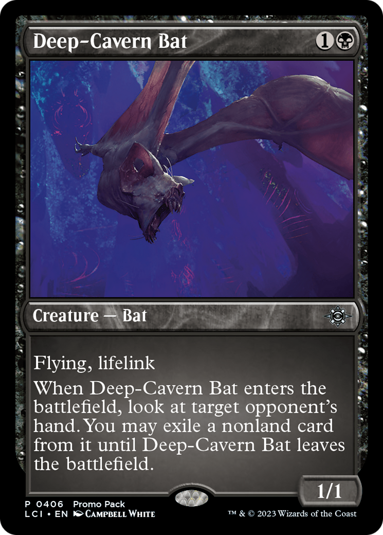 Deep-Cavern Bat [The Lost Caverns of Ixalan Promos] | Exor Games Summserside