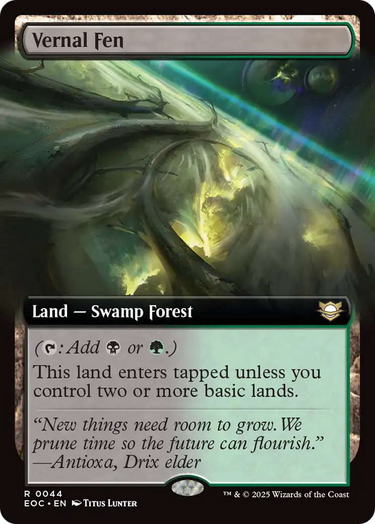 Vernal Fen (Extended Art) [Edge of Eternities Commander] | Exor Games Summserside