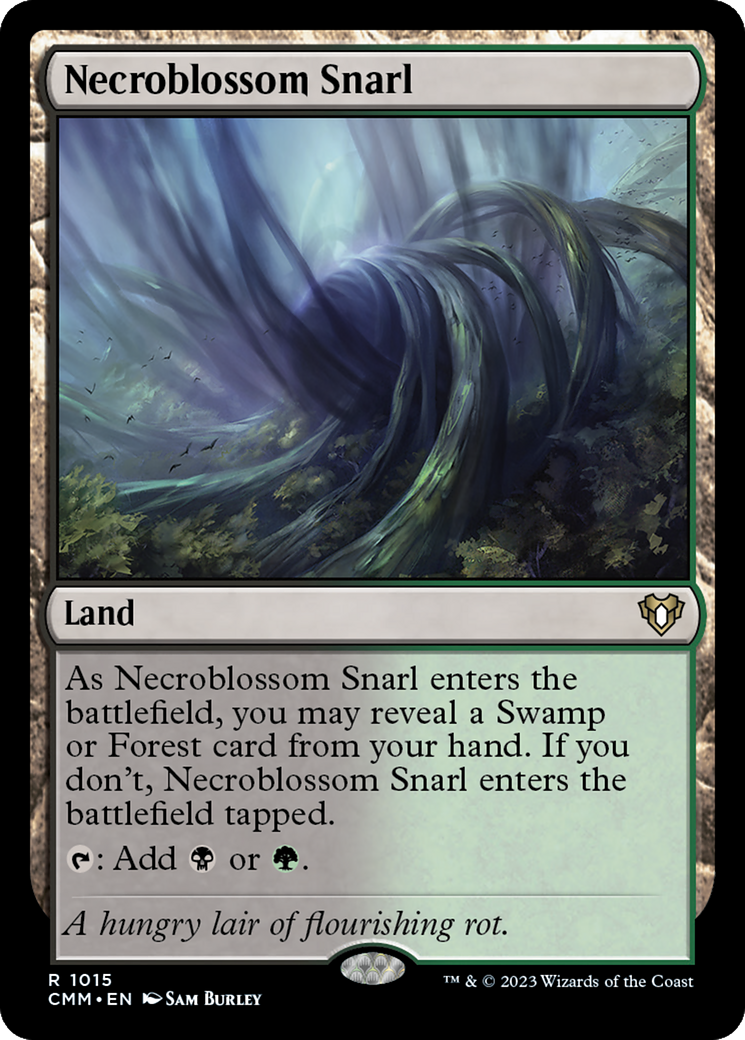 Necroblossom Snarl [Commander Masters] | Exor Games Summserside