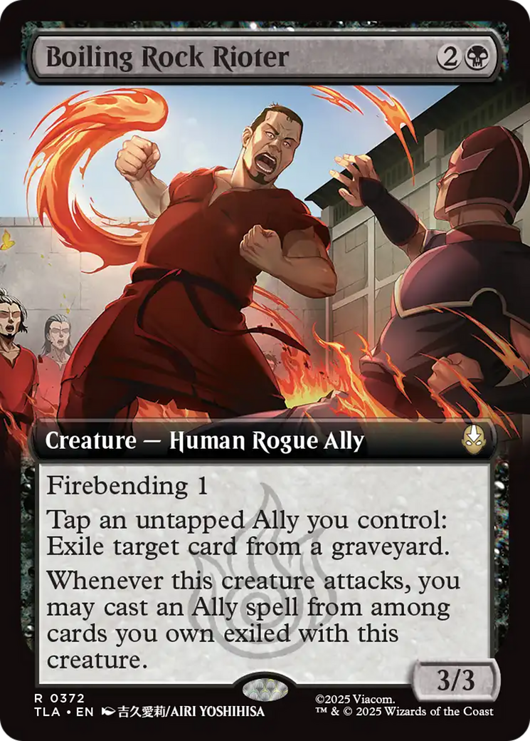Boiling Rock Rioter (Extended Art) [Avatar: The Last Airbender] | Exor Games Summserside