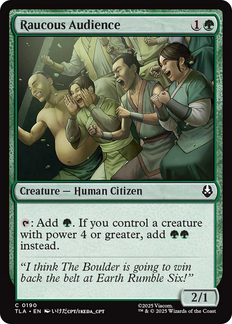 Raucous Audience [Avatar: The Last Airbender] | Exor Games Summserside