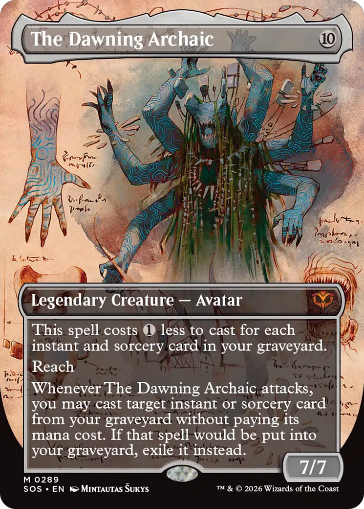 The Dawning Archaic (Borderless) [Secrets of Strixhaven] | Exor Games Summserside