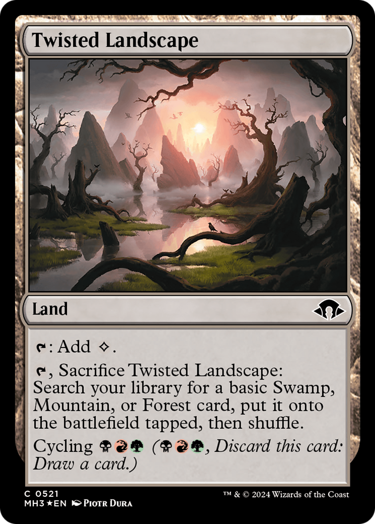 Twisted Landscape (Ripple Foil) [Modern Horizons 3] | Exor Games Summserside