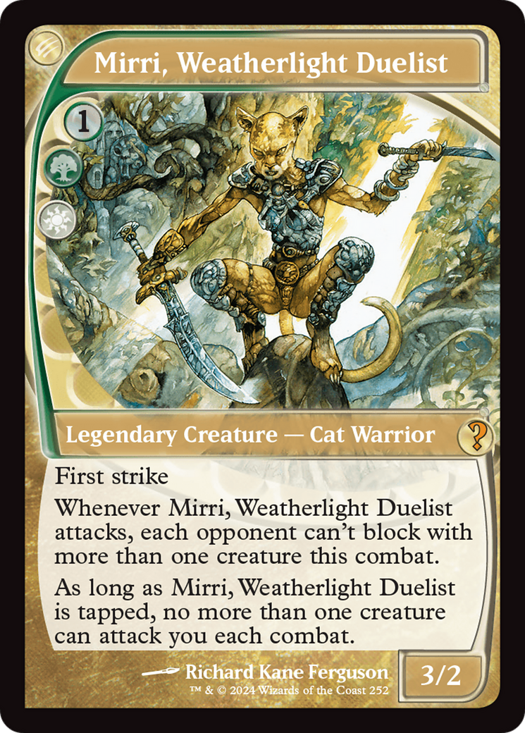 Mirri, Weatherlight Duelist (Future Sight) [Mystery Booster 2] | Exor Games Summserside