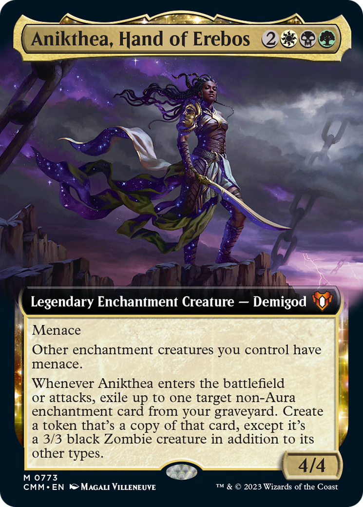 Anikthea, Hand of Erebos (Extended Art) [Commander Masters] | Exor Games Summserside