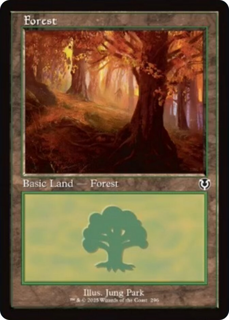 Forest (296) (Retro Frame) [Innistrad Remastered] | Exor Games Summserside