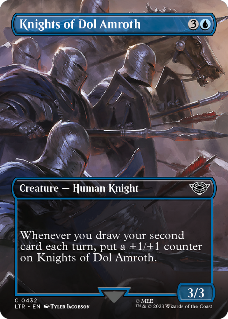 Knights of Dol Amroth (Borderless Alternate Art) [The Lord of the Rings: Tales of Middle-Earth] | Exor Games Summserside