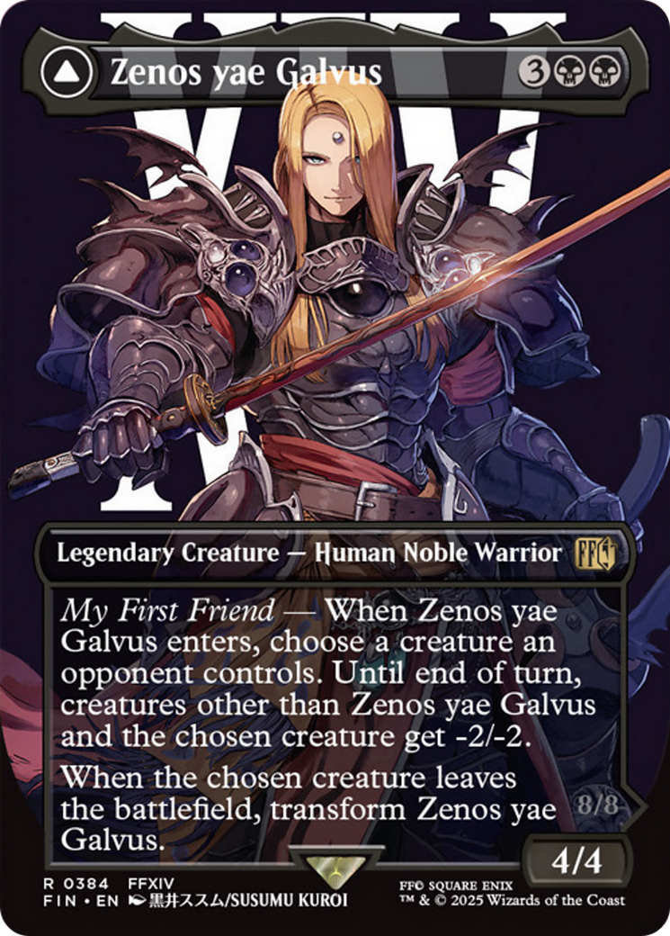 Zenos yae Galvus // Shinryu, Transcendent Rival (Borderless) [FINAL FANTASY] | Exor Games Summserside