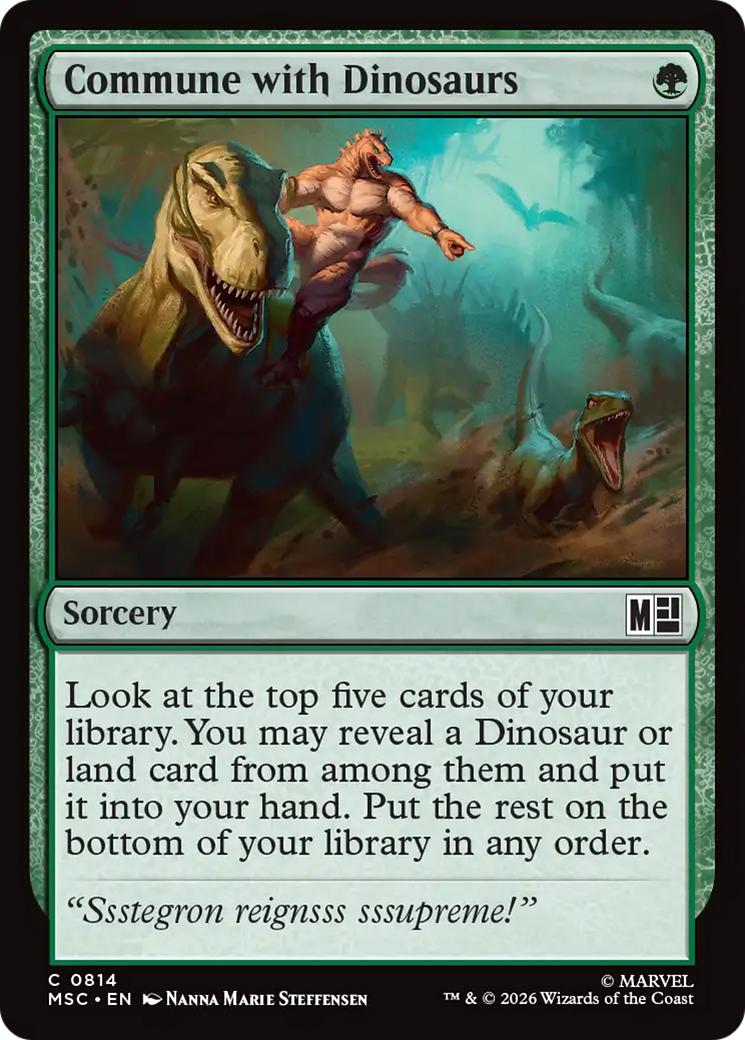 Commune with Dinosaurs [Marvel Super Heroes Commander] | Exor Games Summserside