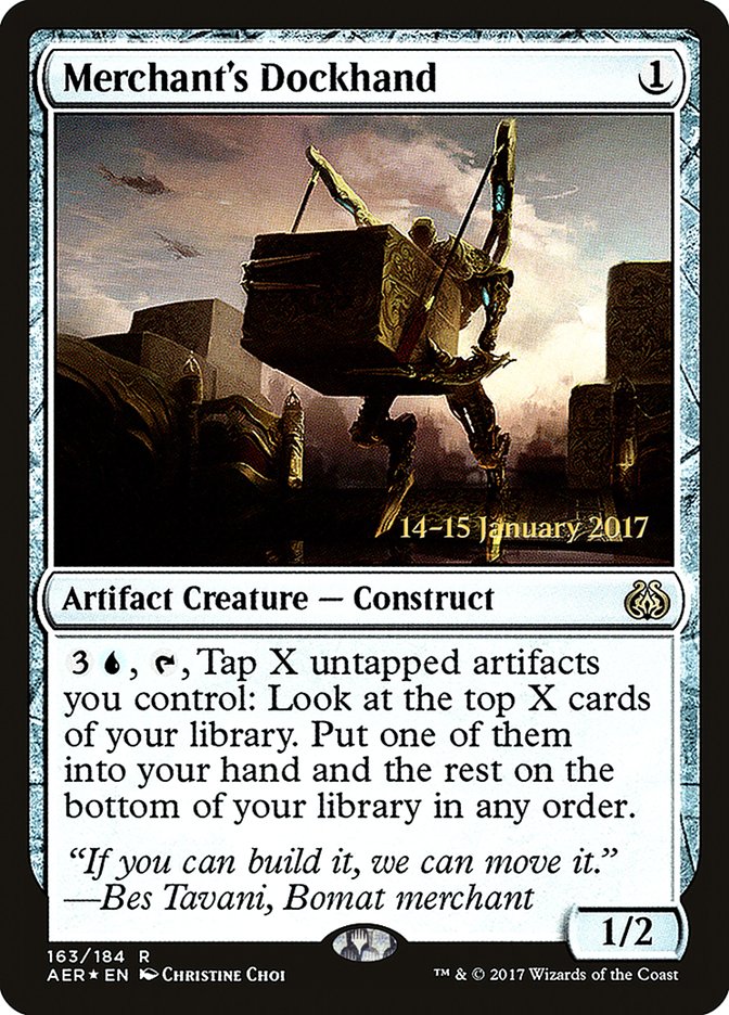 Merchant's Dockhand [Aether Revolt Prerelease Promos] | Exor Games Summserside