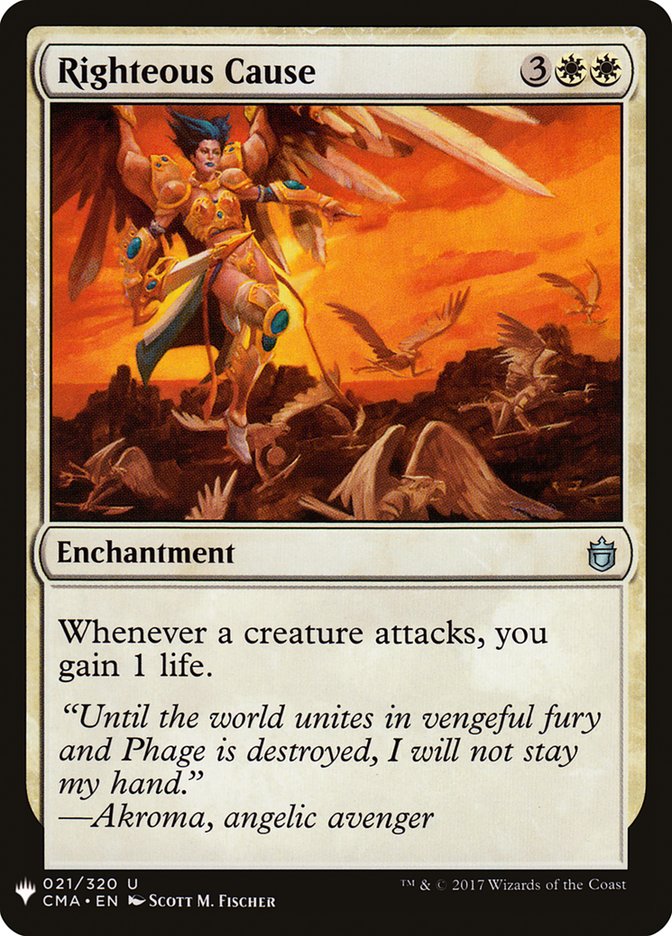 Righteous Cause [Mystery Booster] | Exor Games Summserside