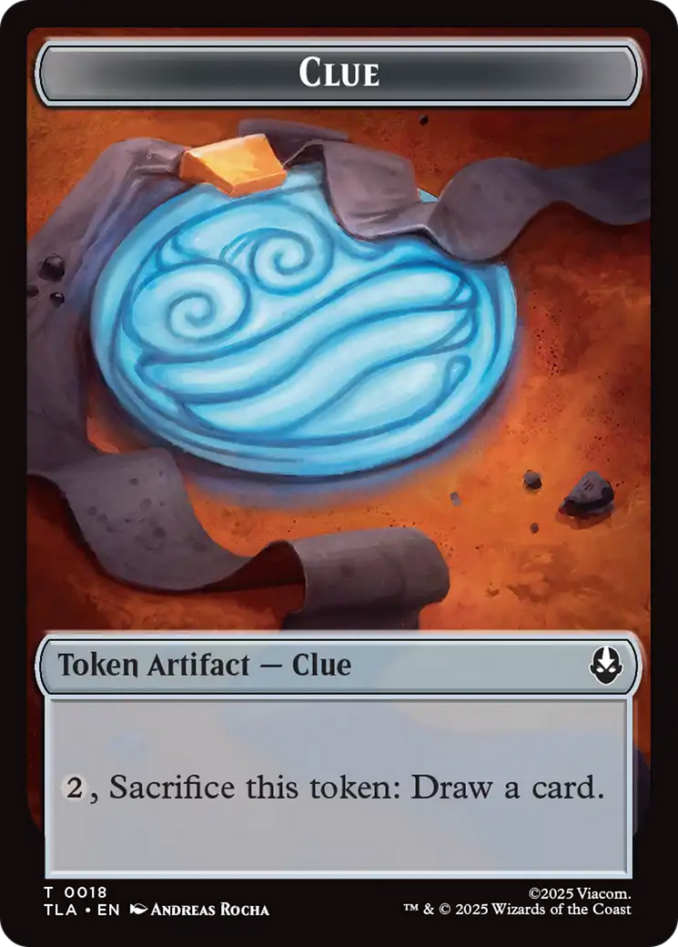 Ally (0005) // Clue (0018) Double-Sided Token [Avatar: The Last Airbender Tokens] | Exor Games Summserside